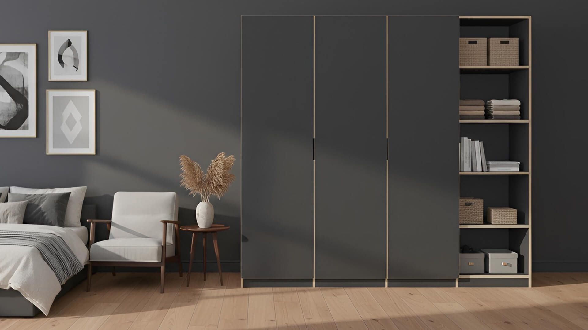 Kleiderschrank in Multiplex Optik von Pickawood Premium Dekore