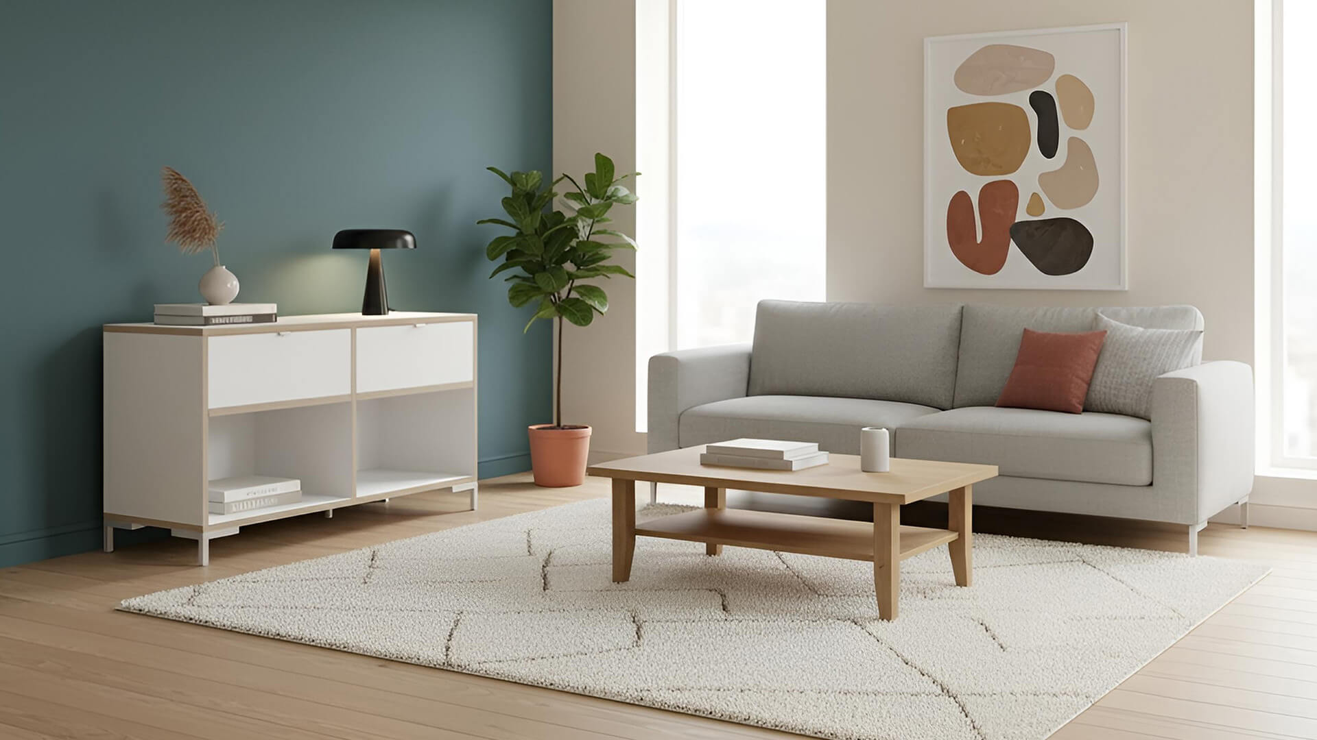 Schlichte Schubladenkommode Premium Dekore