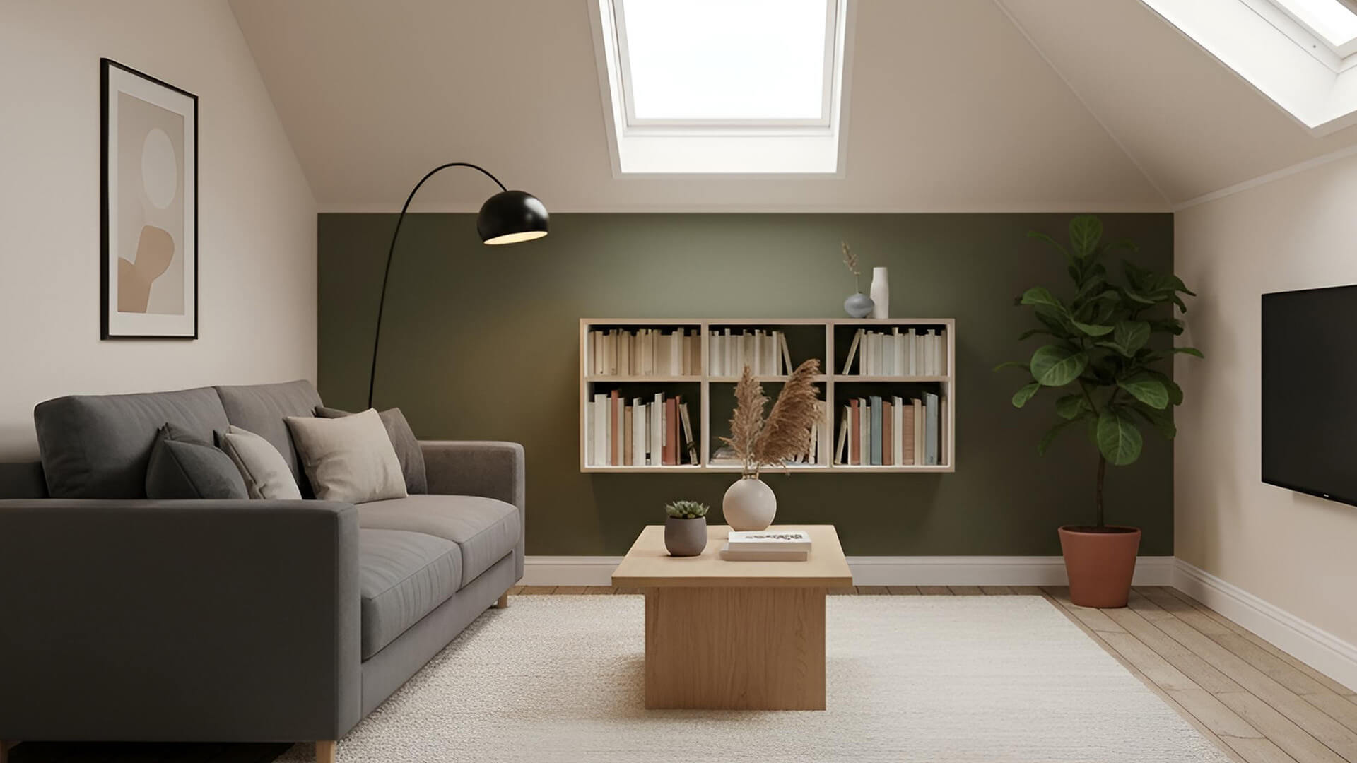 Offenes Hängesideboard mit vielen Optionen Premium Dekore