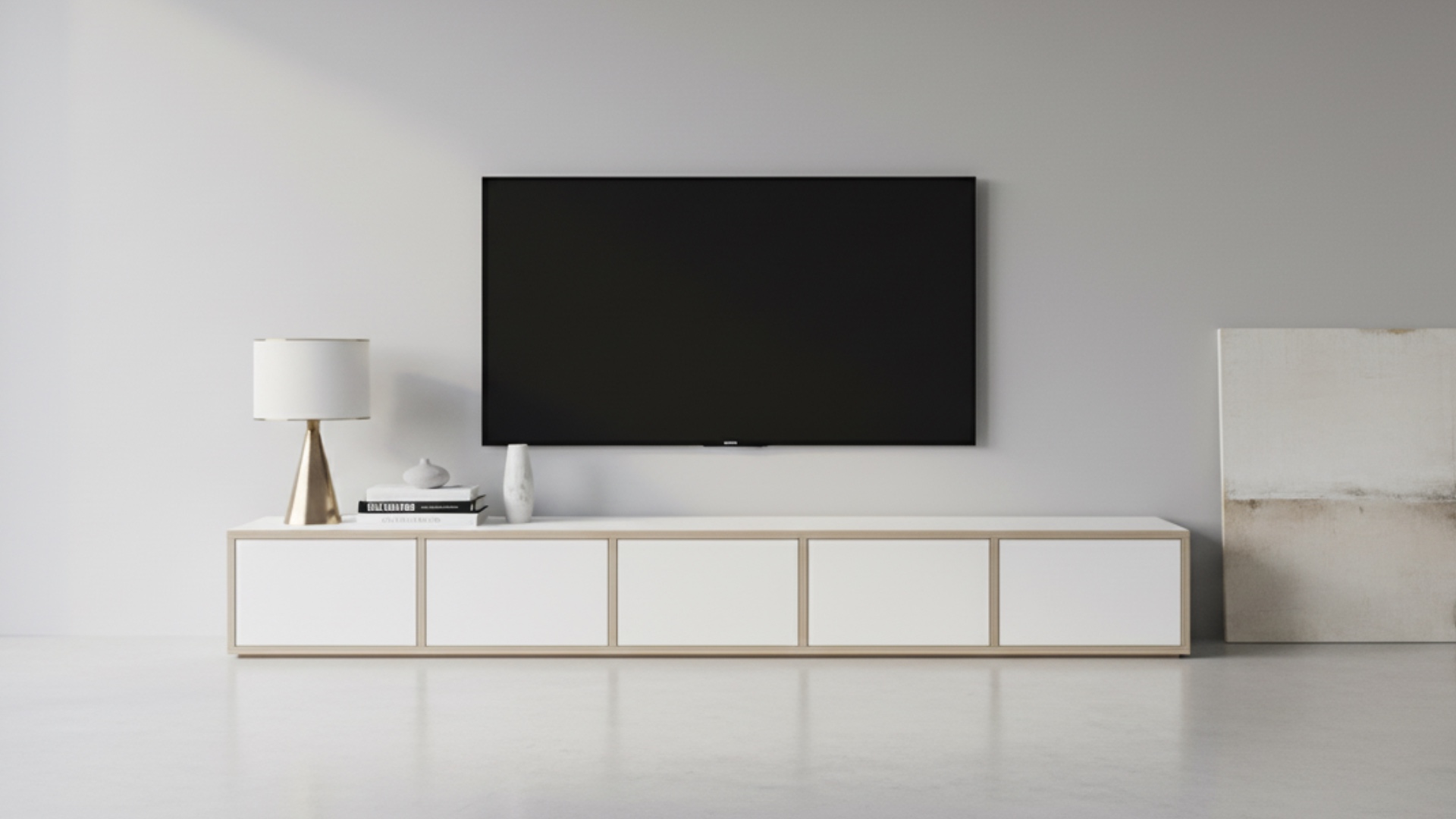 Schlichtes Lowboard nach Maß Premium Dekore