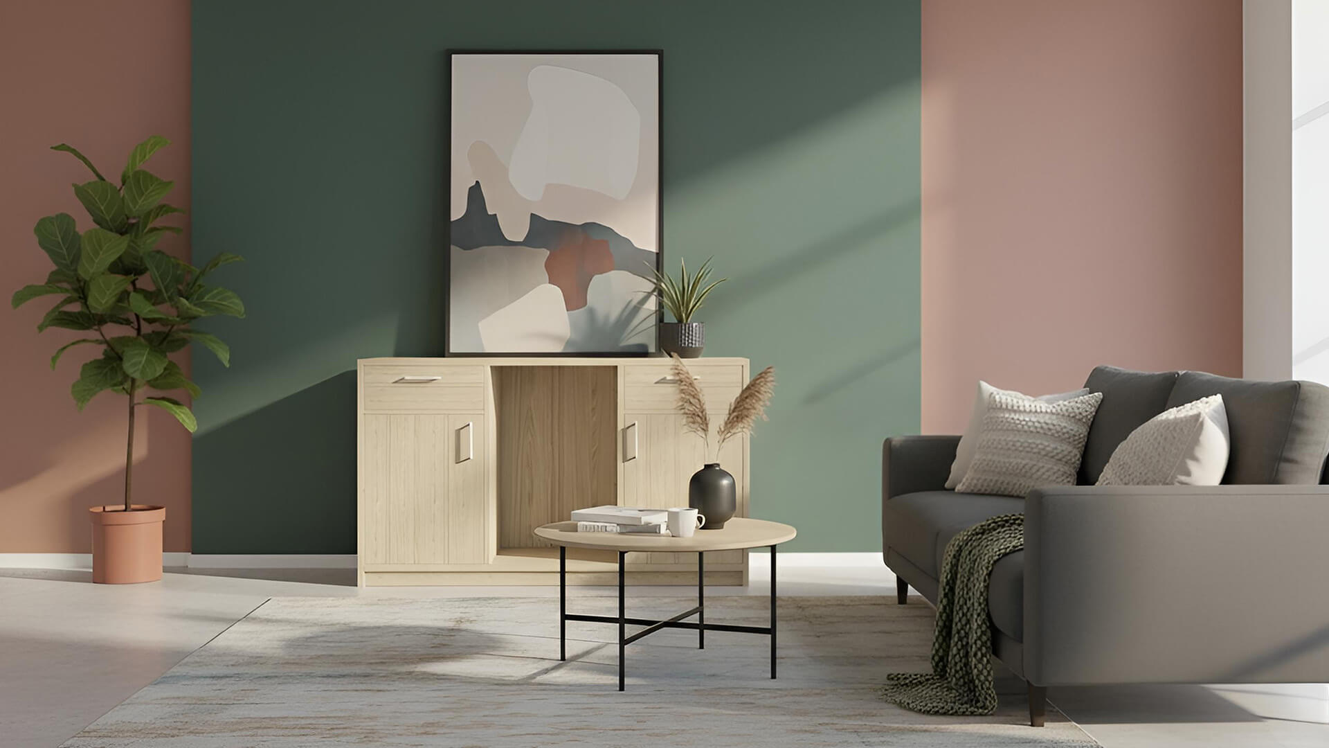 Sideboard aus Massivholz nach Maß Eiche