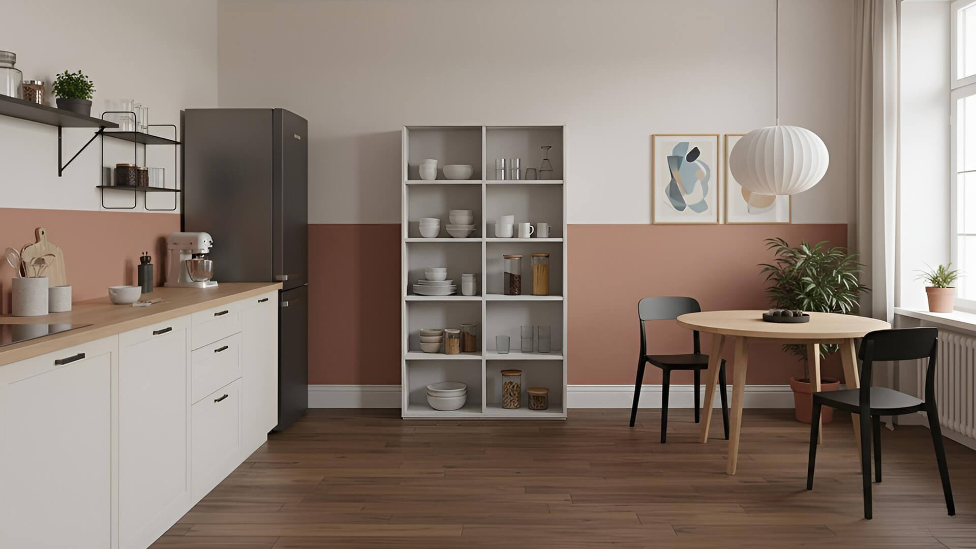 Hohes Küchenregal nach Maß Premium Dekore