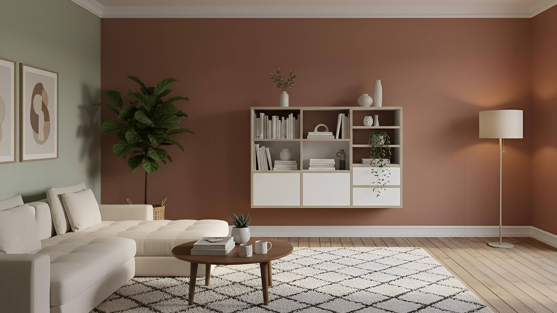 Wandregalsystem nach Maß von Pickawood Premium Dekore