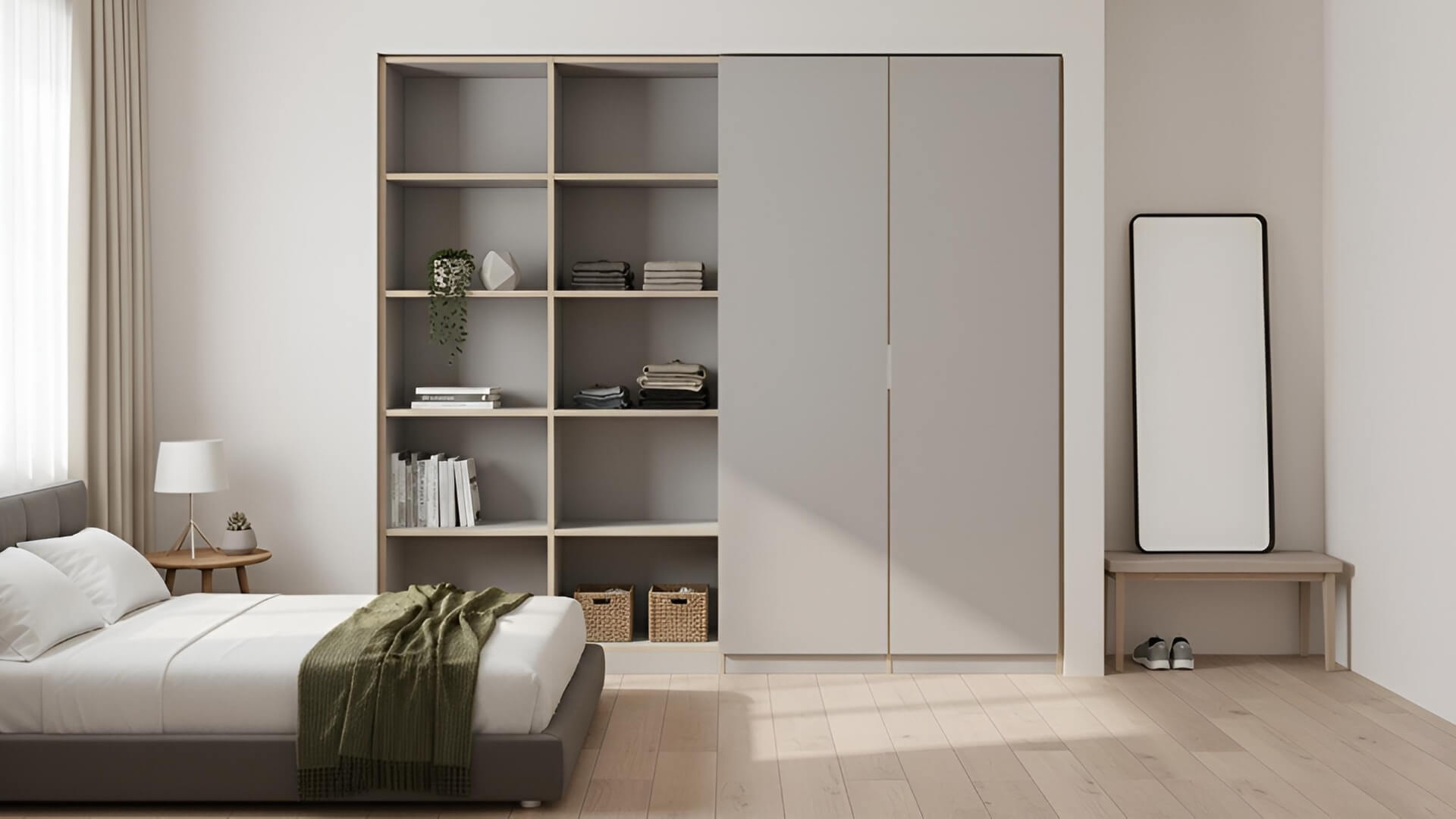 Begehbarer Kleiderschrank mit vielen Optionen Premium Dekore