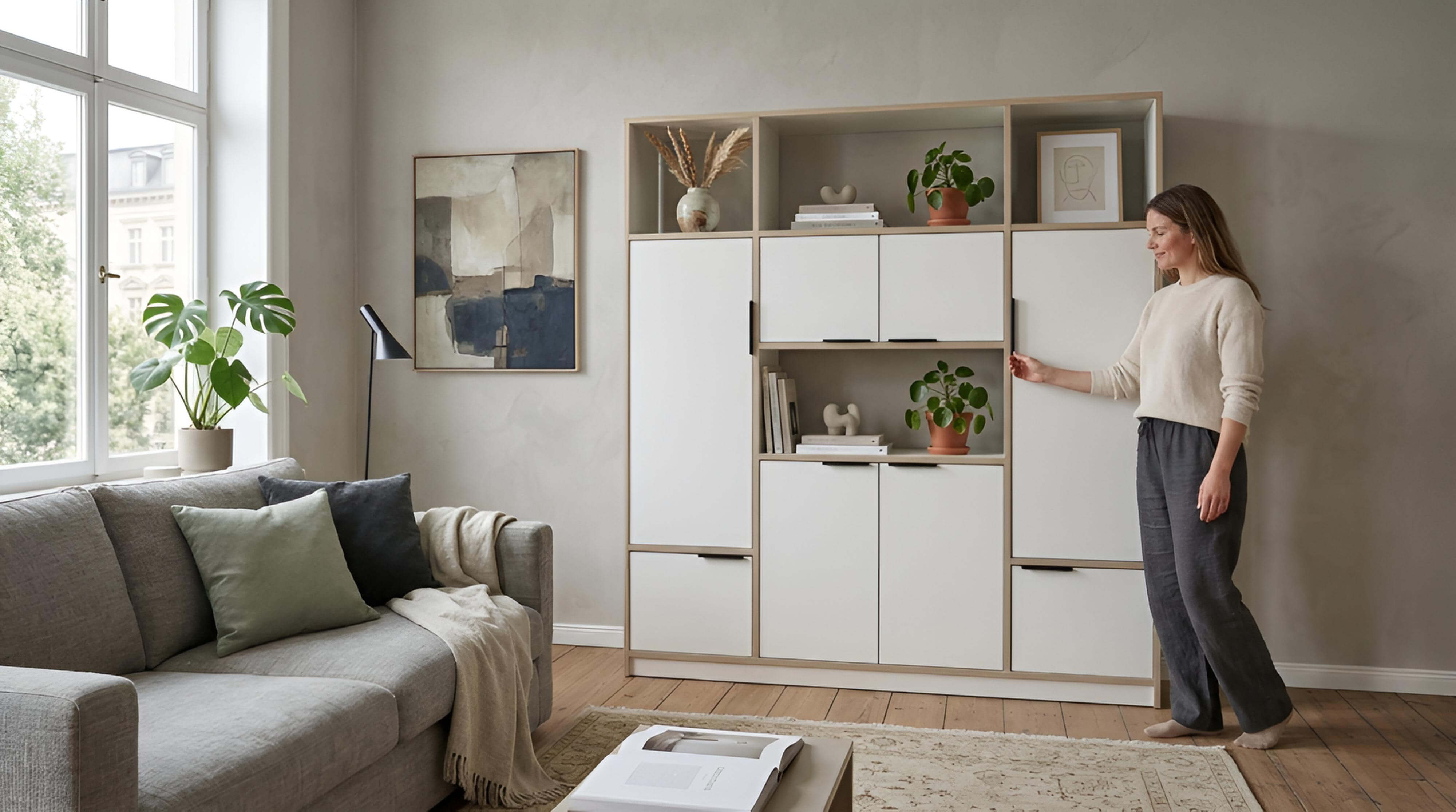 Schranksystem mit vielen Optionen - Schrank Maßanfertigung wie vom Tischler o. Schreiner Premium Dekore